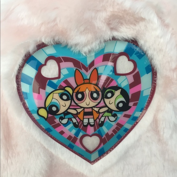 **SOLD** Fuzzy powerpuff girls mini backpack - Picture 3 of 6